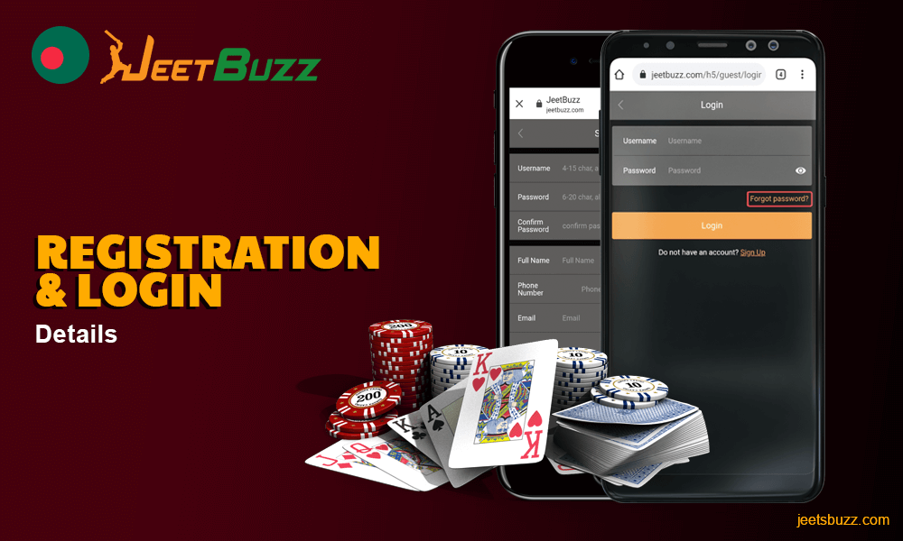 Jeetbuzz App Registration & Login Details