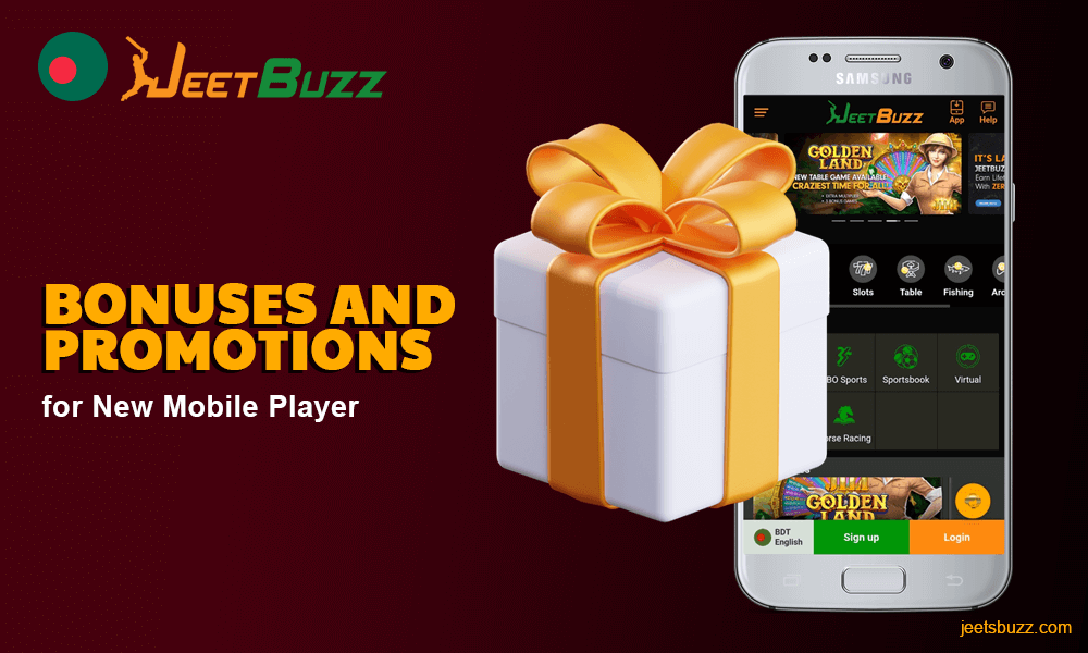 Table with Jeetbuzz New Mobile Player Bonuses and Promotions