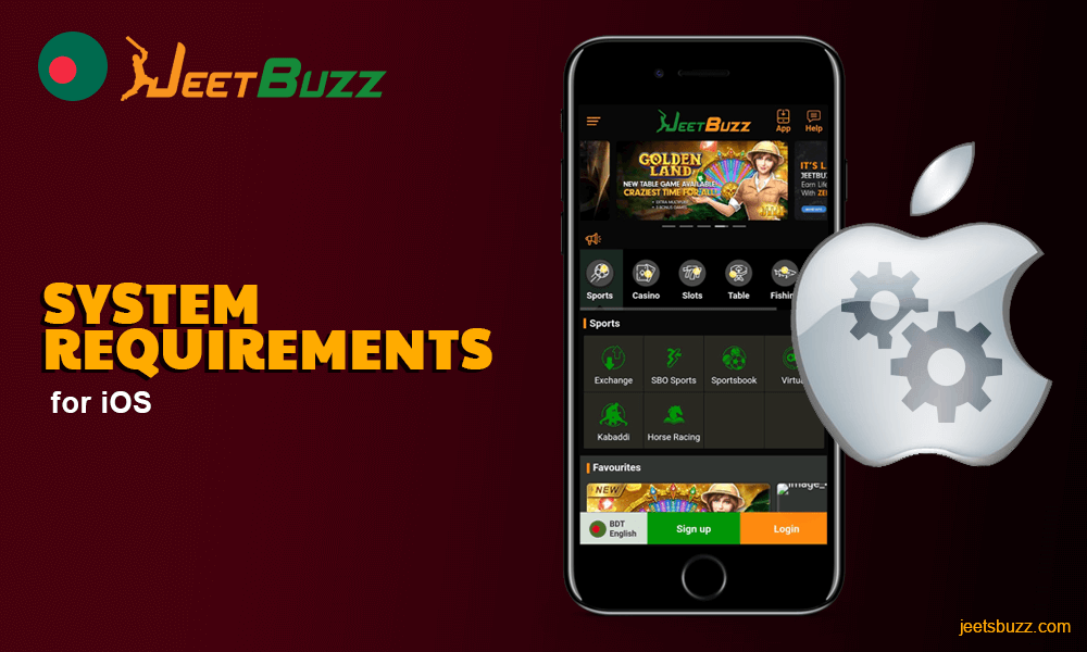 Jeetbuzz App System Requirements for iOS