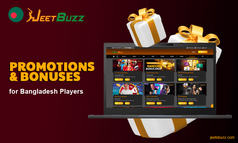 Short Information about Jeetbuzz Promotions & Bonuses for Bangladesh Players 2023