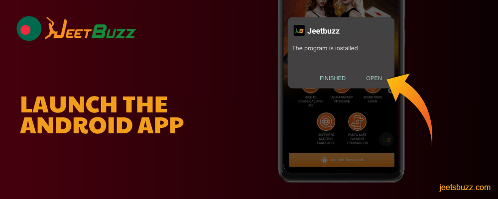 Bangladesh users can click on the Jeetbuzz and start using it