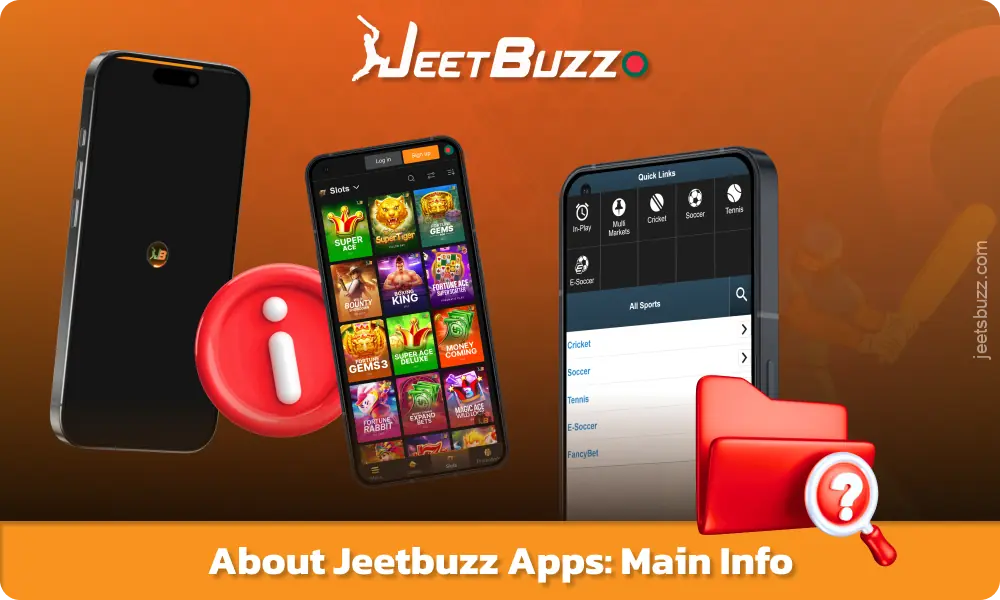 Jeetbuzz BD মোবাইল অ্যাপটি নিরাপদ বেটিং, ভিআইপি বোনাস, একটি বিনিময় এবং প্রধান অর্থপ্রদানের পদ্ধতির সাথে সামঞ্জস্যপূর্ণতা প্রদান করে