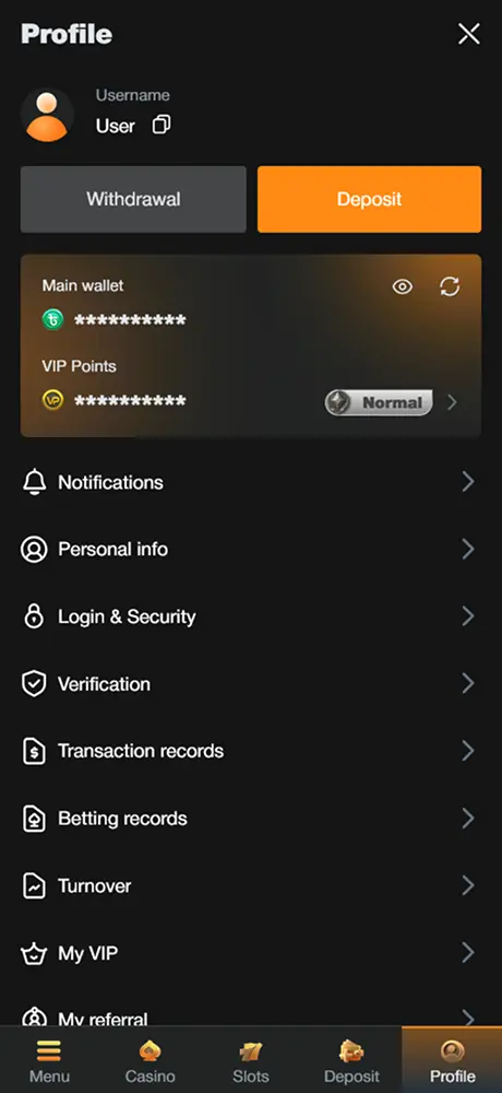 Jeetbuzz অ্যাপের স্ক্রিনশট প্রোফাইল