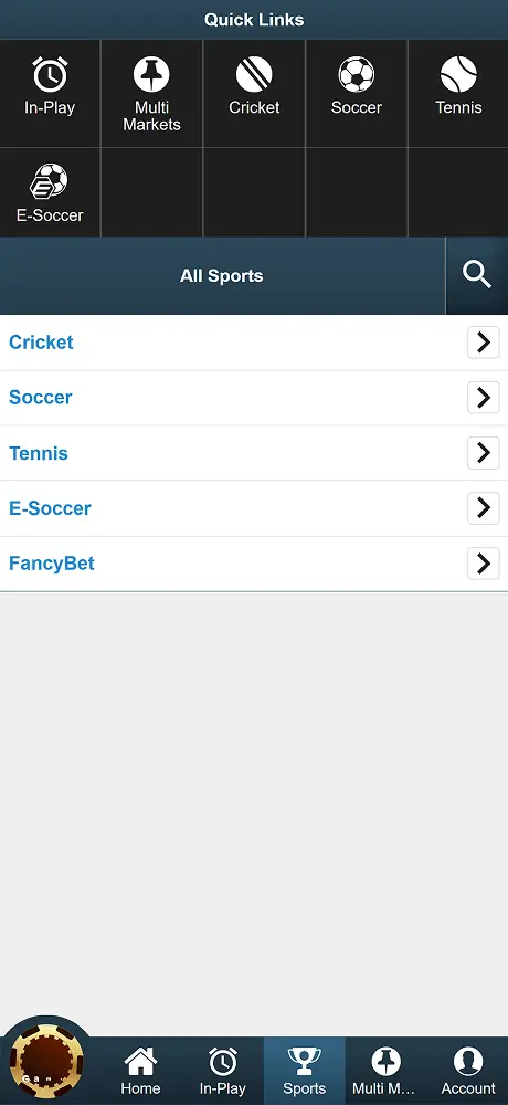 Jeetbuzz অ্যাপের স্ক্রিনশট স্পোর্টস বেটিং