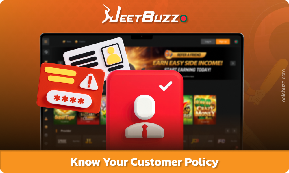 Jeetbuzz uses a Know Your Customer policy to verify the identity of players making large deposits or withdrawals, imposing temporary restrictions until verification is complete