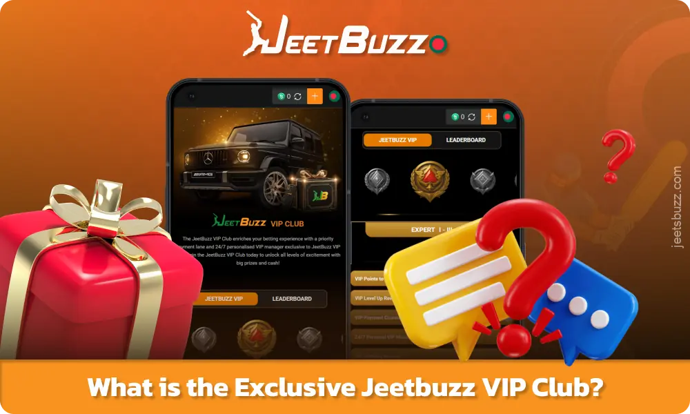 Jeetbuzz VIP Club হল এমন একটি প্রোগ্রাম যা বিশেষাধিকার, ব্যক্তিগত বোনাস এবং একটি লিডারবোর্ড প্রদান করে, যেখানে খেলোয়াড়রা স্বয়ংক্রিয়ভাবে যোগদান করে আসল টাকার বাজির জন্য VIP পয়েন্ট অর্জন করে।