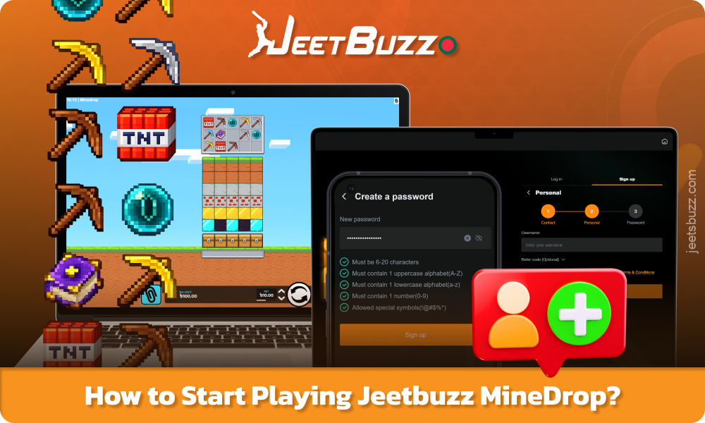 Step-by-step instructions on how to play Jeetbuzz MineDrop in Bangladesh: from registration to betting