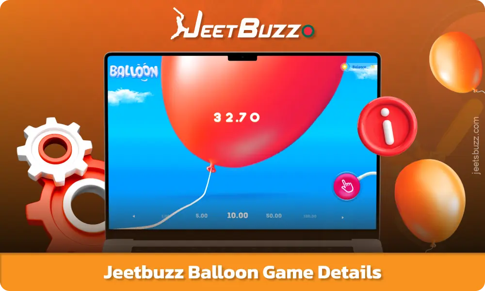 Jeetbuzz Balloon offers fast-paced crash gameplay with clear rules, a 96% RTP, and mobile optimization